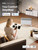 Convection Panel Space Heater for Large Room,1500W Electric Heater with Programmable Thermostat,WiFi App Control,Standing or Wall Mount,Smart Quiet Heater for Indoor Use,Works with Alexa,White