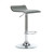 Contemporary Chrome Air Lift Adjustable Swivel Barstool, Set of 4(Gray)