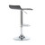 Contemporary Chrome Air Lift Adjustable Swivel Barstool, Set of 4(Gray)