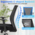 Home Office Chair Ergonomic Desk Chair Mesh Computer Chairs with Armrests Executive Rolling Wheels Swivel Heavy Duty Chairs Office, Home 1 Pack