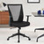 4 Pack Home Office Chair Ergonomic Desk Chair Mesh Computer Chairs with Armrests Executive Rolling Wheels Swivel Heavy Duty Chairs Office, Home, Black
