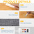PVC 110V Heated Floor Mat Heater for Foot Warmer Under Desk 48 x 20 Inch Carbon Crystal Wood Stripe Electric Heating Carpet Pad Energy Saving Indoor Heated Rug for Home Office House Brown