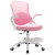 Kids Desk Chair,Ergonomic Study Chair with Adjustable Height,Swivel Mesh Desk Chair with Wheels,Home Office Chair for Children in Home Bedroom Pink