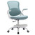 Kids Desk Chair,Ergonomic Study Chair with Adjustable Height,Swivel Mesh Desk Chair with Wheels,Home Office Chair for Children in Home Bedroom Blue