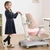 Kids Desk Chair,Ergonomic Chair: Height-Adjustable, Double Back Support – Multifunctional for Study/Work/Dining | Ideal for Kids, Petite Adults – Ultra-Comfy (Bedrooms, Schools, Offices)(Pink)