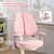Kids Desk Chair,Ergonomic Chair: Height-Adjustable, Double Back Support – Multifunctional for Study/Work/Dining | Ideal for Kids, Petite Adults – Ultra-Comfy (Bedrooms, Schools, Offices)(Pink)