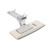 Keyboard Tray Height Adjustable, Swivel Tilt Computer Keyboard Drawer Under Desk, 25x9.13'' Sliding Keyboard & Mouse Platform with Mouse Pad for Typing, Maple