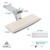 Keyboard Tray Height Adjustable, Swivel Tilt Computer Keyboard Drawer Under Desk, 25x9.13'' Sliding Keyboard & Mouse Platform with Mouse Pad for Typing, Maple