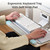 Keyboard Tray Height Adjustable, Swivel Tilt Computer Keyboard Drawer Under Desk, 25x9.13'' Sliding Keyboard & Mouse Platform with Mouse Pad for Typing, Maple