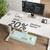 Keyboard Tray Height Adjustable, Swivel Tilt Computer Keyboard Drawer Under Desk, 25x9.13'' Sliding Keyboard & Mouse Platform with Mouse Pad for Typing, Maple