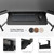Adjustable Keyboard Tray Under Desk, 28x11 Inch Large Slide Out Keyboard & Mouse Platform Tray, Wooden Pull Out Computer Keyboard Drawer for Typing Home Office Desk, Black