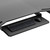 Adjustable Keyboard Tray Under Desk, 28x11 Inch Large Slide Out Keyboard & Mouse Platform Tray, Wooden Pull Out Computer Keyboard Drawer for Typing Home Office Desk, Black