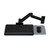 Upgraded LX Pro Premium Keyboard Arm, Wall Mount Adjustable Keyboard Tray – Matte Black