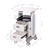 Professional Utility Cart with Wheels - Rolling Dental Office Cart with Drawers - Medical Trolley for Cavitation Machine, Esthetician Supplies, Lab Tools - Salon Trolley