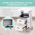 Professional Utility Cart with Wheels - Rolling Dental Office Cart with Drawers - Medical Trolley for Cavitation Machine, Esthetician Supplies, Lab Tools - Salon Trolley