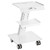 Trolley Cart with Swivel Wheels, 3-Layer Mobile Esthetician Cart, Steel Metal Rolling Tray for Lab, Clinic, Beauty and Salon, 220 lbs Weight Capacity
