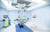 Medical Laptop Workstation Trolley Cart with Wheels, Oral Scanner Holder, Basket Storage | Height Adjustable Rolling Lab Cart with Large Tabletop for Dental Office, Hospital, Clinic