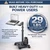 Deluxe Adjustable Laptop Stand – Rolling Computer Desk & Ergonomic Table for Bed, Sofa, or Office – Portable Mobile Workstation with Tilt – Fits Devices up to 16″ - Charcoal & Black