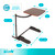Wonder Tray, Adjustable Swivel Table, Large Laptop Stand, Couch Desk, Side Tables & Gaming Bench, TV-Trays for Eating on Couches, Chairs, Recliners, Walnut