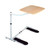 Wonder Tray, Adjustable Swivel Table, Large Laptop Stand, Couch Desk, Side Tables & Gaming Bench, TV-Trays for Eating on Couches, Chairs, Recliners, Maple