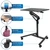 Mobile Standing Desk for Laptop with Wheels, Gas Spring Height Adjustable Rolling Workstation Cart, 27" x 20" Laptop Desk on Wheels, Portable Computer Desk for Home Office, Classroom