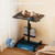 Mobile Standing Desk, 28 inch Rolling Standing Laptop Desk with Cup Holder, Mobile Desk Workstation with Wheels, Portable Computer Desk Cart with Hook for Home Office, Black