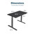 Classic Electric Standing Desk - Desk Height Adjustable Sit/Stand Desk - Dual Motor with Memory Presets, Stable T-Style Legs - Gaming or Home Office Workstation - 60”x30”, Black