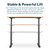 Classic Electric Standing Desk - Desk Height Adjustable Sit/Stand Desk - Dual Motor with Memory Presets, Stable T-Style Legs - Gaming or Home Office Workstation - 60”x30”, Butcher Block