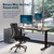 Classic Electric Standing Desk - Desk Height Adjustable Sit/Stand Desk - Dual Motor with Memory Presets, Stable T-Style Legs - Gaming or Home Office Workstation - 60”x30”, Walnut/Black