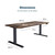 Classic Electric Standing Desk - Desk Height Adjustable Sit/Stand Desk - Dual Motor with Memory Presets, Stable T-Style Legs - Gaming or Home Office Workstation - 72”x30”, Reclaimed Wood