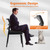Mesh Stacking Office Desk Chairs, Portable Stackable Bulk Waiting Room Armless Chair with Adjustable Back & Fabric Seat for Guest Lobby Side School Church Conference Break, Black