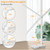 LED Desk Lamp with USB Ports, Touch Control, 5 Color Modes, 3 Brightness Levels, Foldable Design, White
