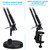 Metal Desk Lamp with Clamp, Swing Arm, Architect Adjustable Gooseneck Table Lamp, Clip Desk Lights for Home Office, Work, Study, Reading, E26 Base, Multi-Joint, Black
