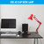 Metal Desk Lamp with Clamp, Swing Arm, Architect Adjustable Gooseneck Table Lamp, Clip Desk Lights for Home Office, Work, Study, Reading, E26 Base, Multi-Joint, Red