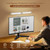 Led Desk Lamp with Clamp: Architect Desk Lamp for Home Office, Eye Caring Double Head Computer Monitor Work Desk Light with Remote Control - 24W Flexible Dimmable Desktop Table Lamp White