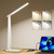 LED Desk Lamp for Home Office, Eye-Caring Light with 4 Color Modes & Touch Control, USB A+C Charging Ports, Adjustable Rotating Head with Timer for Reading, Bedroom & Small Desks