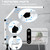 LED Desk Lamp for Home Office, Architect Clamp Desk Lamp with Remote Control, Adjustable Dimmable Swing Arm Clamp on Table Light Clip-on Dual Light 5 Brightness Levels & 4 CCT Modes