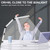 LED Desk Lamp for Home Office, Architect Clamp Desk Lamp with Remote Control, Adjustable Dimmable Swing Arm Clamp on Table Light Clip-on Dual Light 5 Brightness Levels & 4 CCT Modes