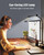 LED Desk Lamp for Office Home, Eye-Caring Desk Light with Adjustable Gooseneck, 12W Touch Control Dimmable Brightness, Architect Clamp Lamp with USB Adapter for Reading Study Workbench