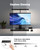 LED Desk Lamp for Office Home, Eye-Caring Desk Light with Adjustable Gooseneck, 12W Touch Control Dimmable Brightness, Architect Clamp Lamp with USB Adapter for Reading Study Workbench
