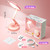 Cute Desk Lamp Pink Dorm Lamps for College Girls Foldable Portable Rechargeable Dimmable Cute Cat Lamp Kawaii Room Decor,College Dorm Decor for Girls Pink Classroom Essentials