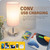 Bedside Lamp with USB Port - Touch Control Table Lamp for Bedroom 3 Way Dimmable Nightstand Lamp with Round Pink Fabric Shade for Living Room, Dorm, Home Office (LED Bulb Included)