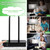 Bedside Touch Control Table Lamps with Dual USB Charging Ports 1 AC Outlet, 3 Way Dimmable Modern Nightstand Lamp with Grey Fabric Shade, Desk Lamp for Bedroom Living Room with 5000K LED Bulb