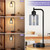 Industrial Touch Bedroom Lamps for Bedrooms Set of 2-3-Way Dimmable Table Lamps with USB C+A Ports and Outlet, Bedside Lamps with Gray Glass Shade for Living Room, Desk Lamps for Home Office