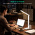 LED Desk Lamp with 2 USB Charging Ports,Type C Port,1 AC Outlet,2 Pen Holders,3 Color Temperature 3 Brightness Level,Touch/Memory/Timer,10W Eye Protection Foldable Reading Light,Study Lamp-White