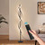 Modern Floor Lamp, 40W 3 Colors Stepless Dimmable and Color-Changing Bright Floor Standing Tall Lamp for Living Room,60" Unique Spiral Floor Lamp for Bedroom Office with Remote Black