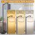 Floor Lamp with 3CCT LED Bulb, Gray Linen Lamp Shade for Living Room, Modern Standing Lamp for Bedrooms - Black