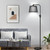 Dimmable Floor Lamp, 1000 Lumens LED Edison Bulb Included, Black Shade, Modern Arc Standing Tall Floor Lamp for Living Room Bedroom Office Dining Room