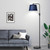 Dimmable Floor Lamp, 1000 Lumens LED Edison Bulb Included, Modern Arc Standing Tall Floor Lamp for Living Room Bedroom Office Dining Room - Blue