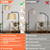 Dimmable Floor Lamp, 1000 LM LED Edison Bulb Included, Arc Floor Lamps for Living Room Modern Standing Lamp Tall Lamps for Living Room Bedroom-Champagne